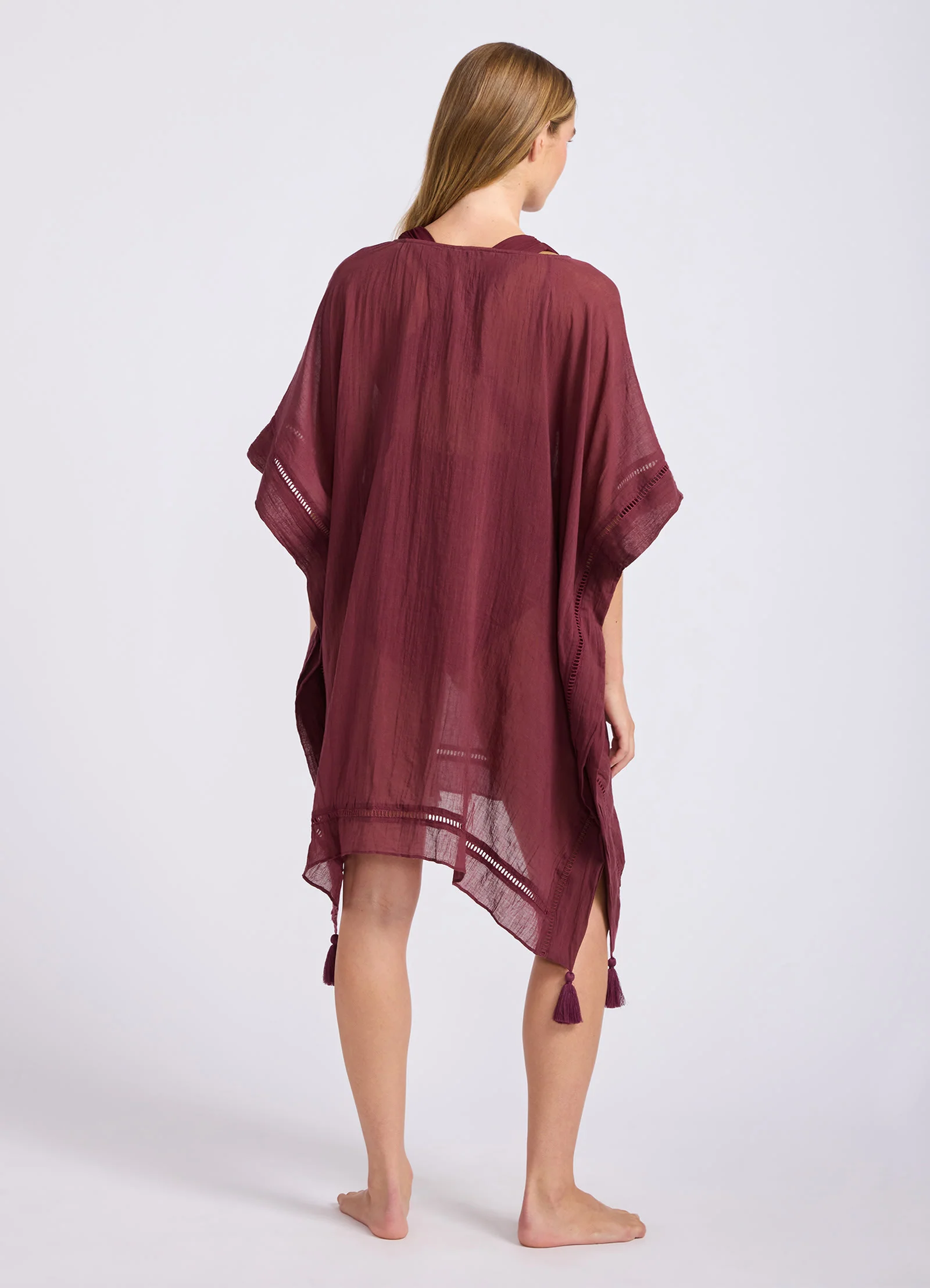 Crinkle Gauze Kaftan - Image 3