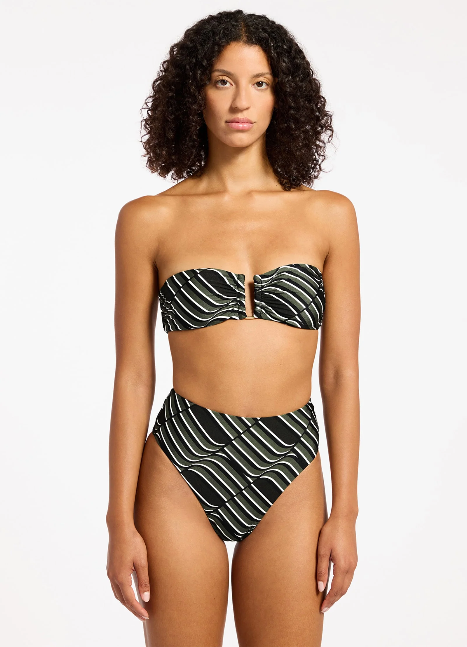 Mirage High Waist High Leg Bikini Bottom - Image 6