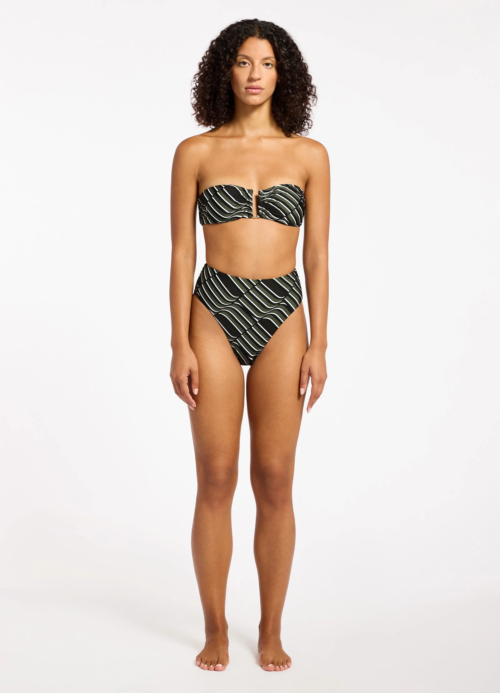 Mirage U Trim Bandeau Bikini Top - Image 5