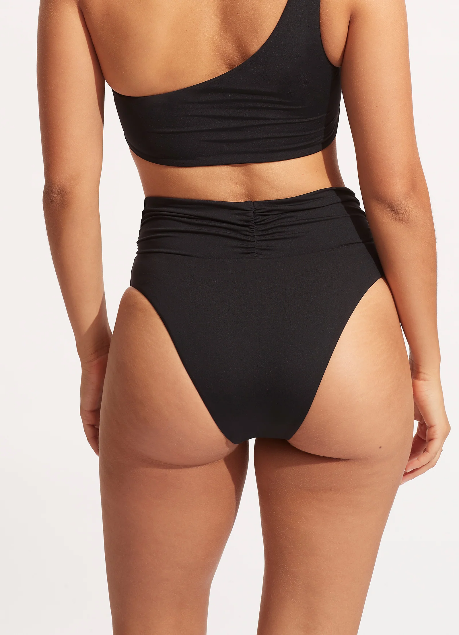 Seafolly Collective High Cut Rio - Black - Image 6