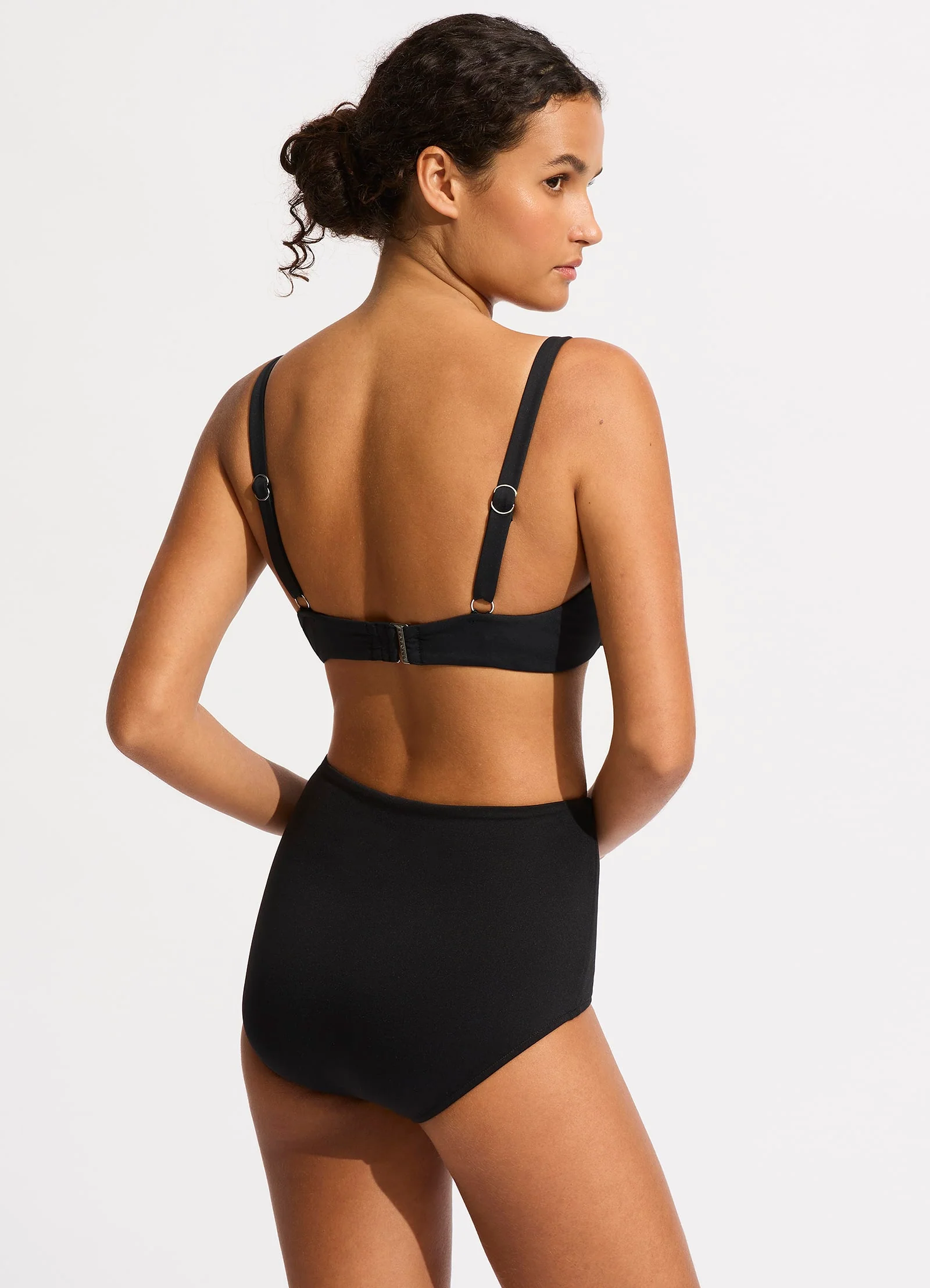Seafolly Collective High Waisted Pant - Black - Image 4